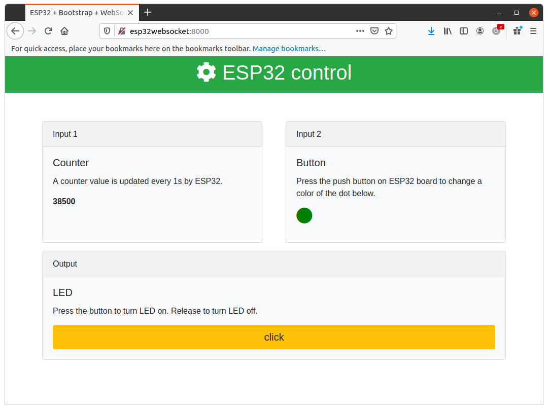 ESP32 HTTP WebSocket 模板