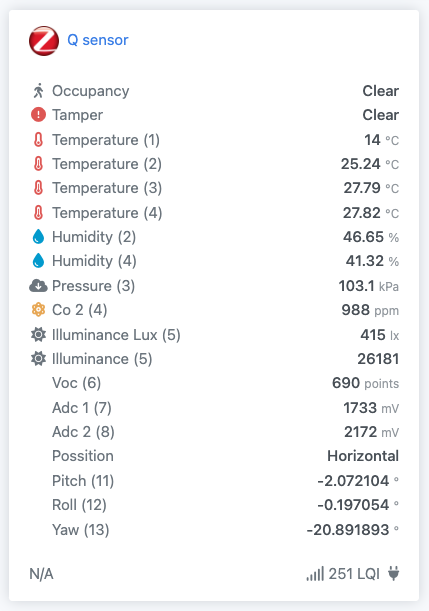 Q_sensor 空气质量传感器